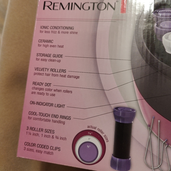 Remington Velvety Hot Rollers Set, New - Picture 4 of 5